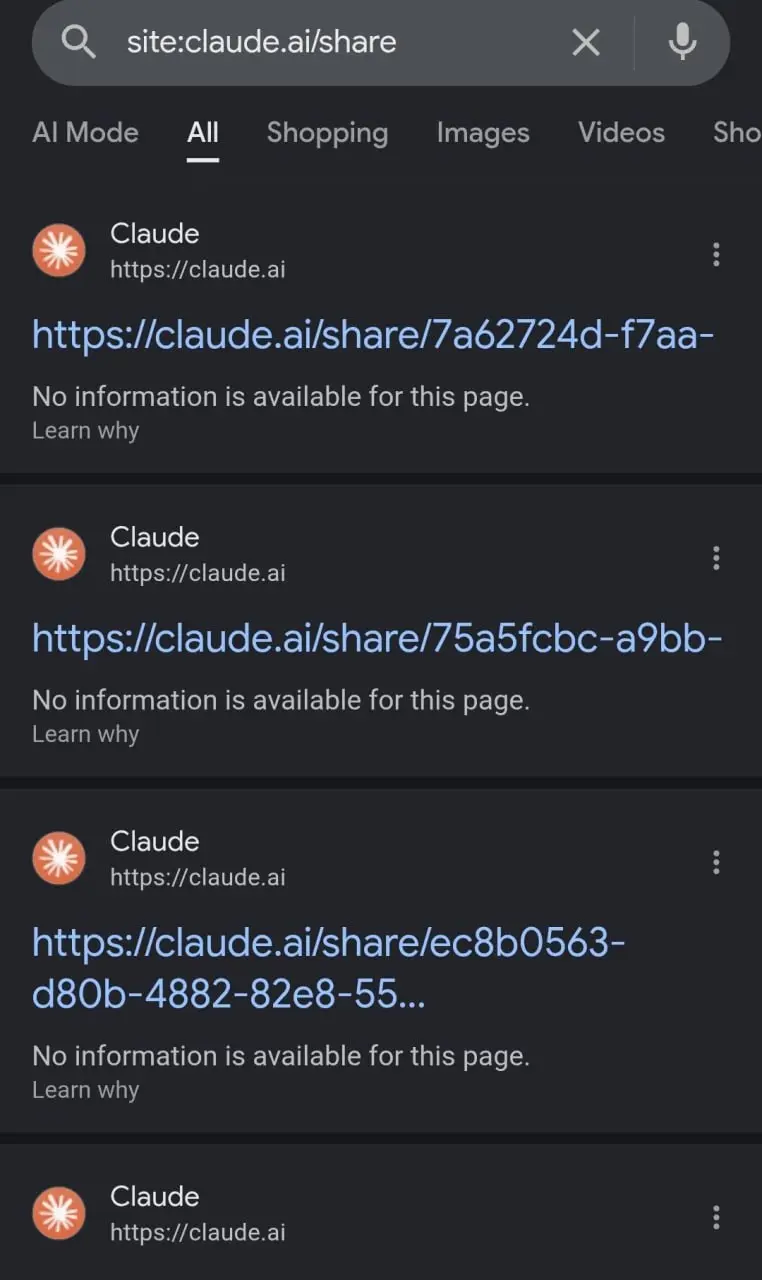 Вы можете просматривать разговоры людей c Claude. Люди спрашивают иногда конечно интересные вопросики. Вы можете просто поискать в Google и увидеть сотни диалогов.. | Сетка — социальная сеть от hh.ru