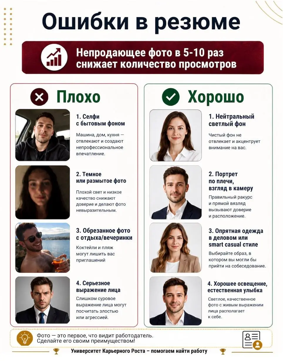 КАК ФОТО В РЕЗЮМЕ ВЛИЯЕТ НА КОЛИЧЕСТВО ПРИГЛАШЕНИЙ?
📄 | Сетка — социальная сеть от hh.ru