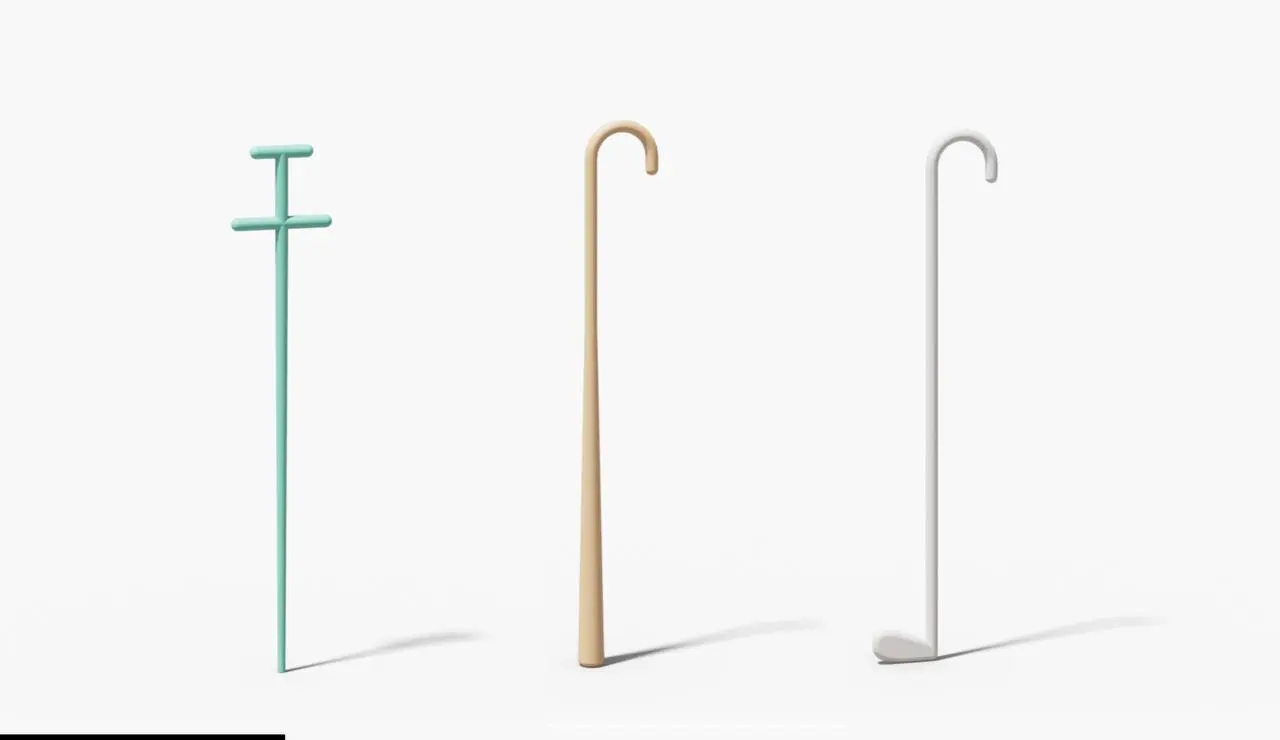 Трости Sticks | Designer: multiple
Трость — один из тех предметов, которые почти всегда воспринимаются через возраст, травму или ограничение | Сетка — социальная сеть от hh.ru