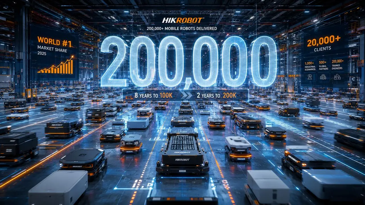 🏆 Hikrobot — мировой лидер #1 по мобильным роботам! И мы гордимся быть частью этой истории.
Друзья, наши партнёры из Hikrobot достигли впечатляющего рубежа: 200 000 поставленных AGV/AMR по всему миру | Сетка — социальная сеть от hh.ru