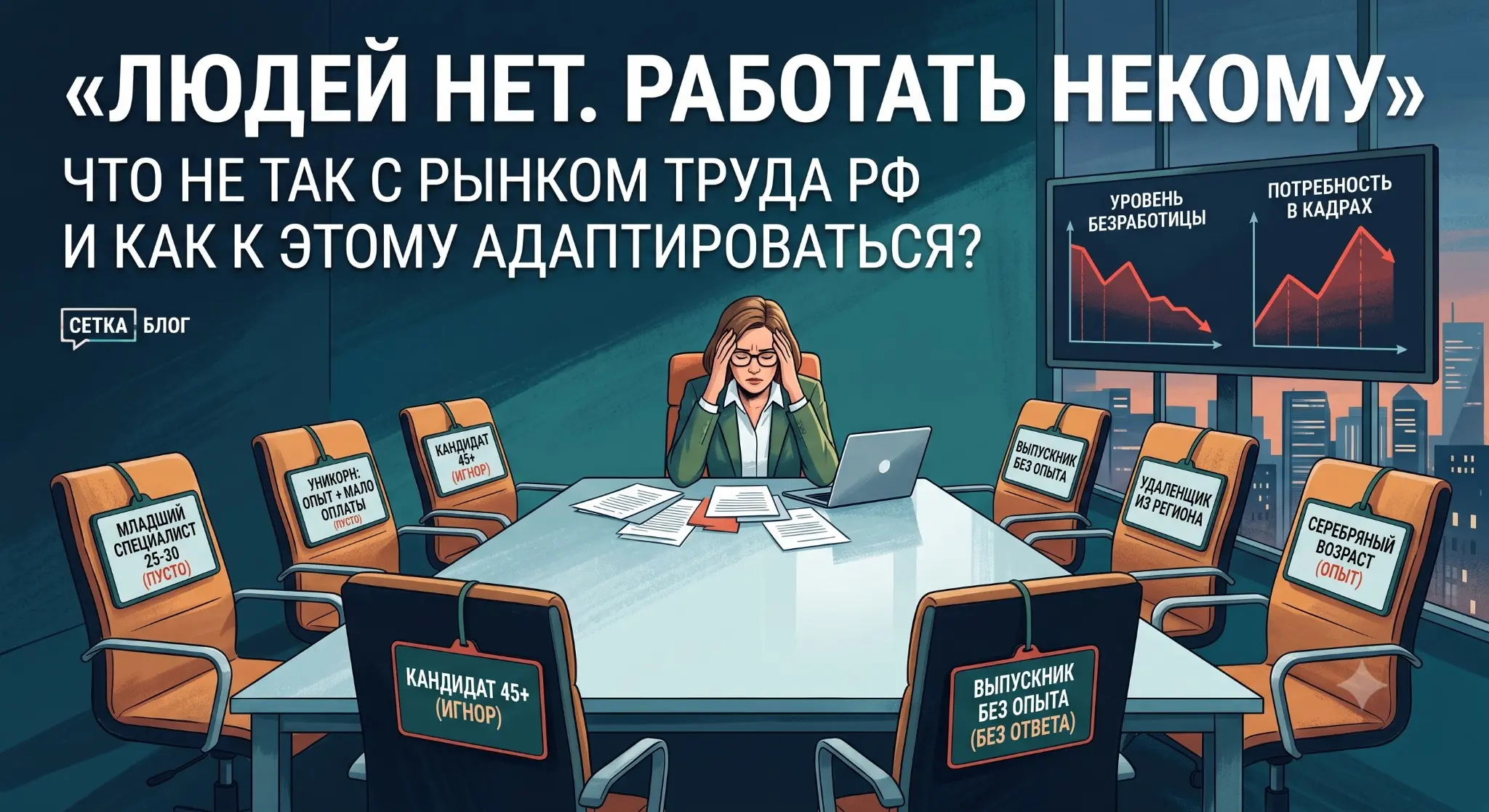Людей нет. Работать некому»: что не так с рынком труда? | Сетка — социальная сеть от hh.ru