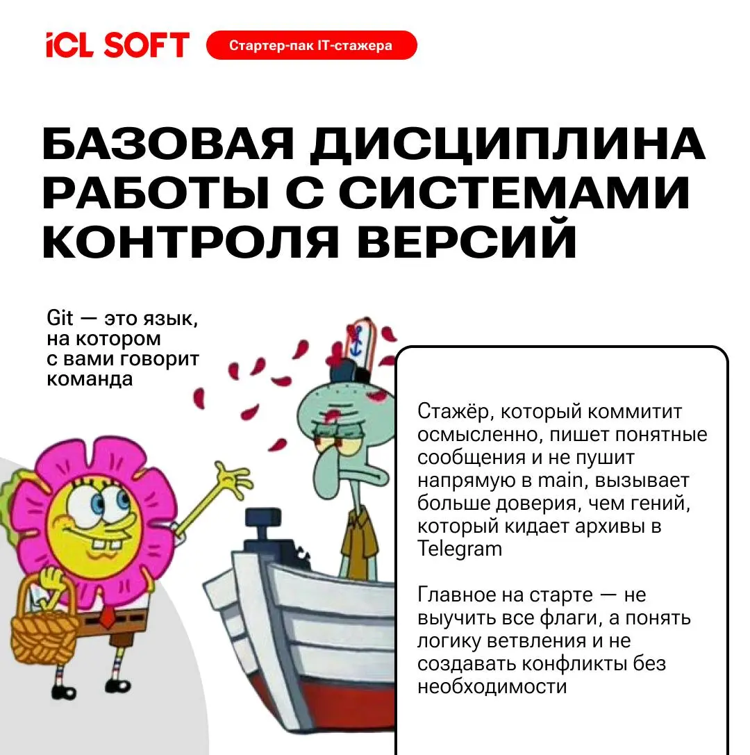 Стартер‑пак IT‑стажера: 5 навыков, которые помогут не утонуть в первом проекте
Выход на первую задачу в IT часто напоминает прыжок в холодную воду | Сетка — социальная сеть от hh.ru