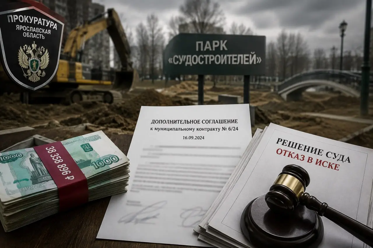 💰 38,3 млн заплатили раньше срока? Апелляция не увидела нарушения 44-ФЗ
Прокуратура Ярославской области оспорила дополнительное соглашение к муниципальному контракту на благоустройство парка стоимость... | Сетка — социальная сеть от hh.ru