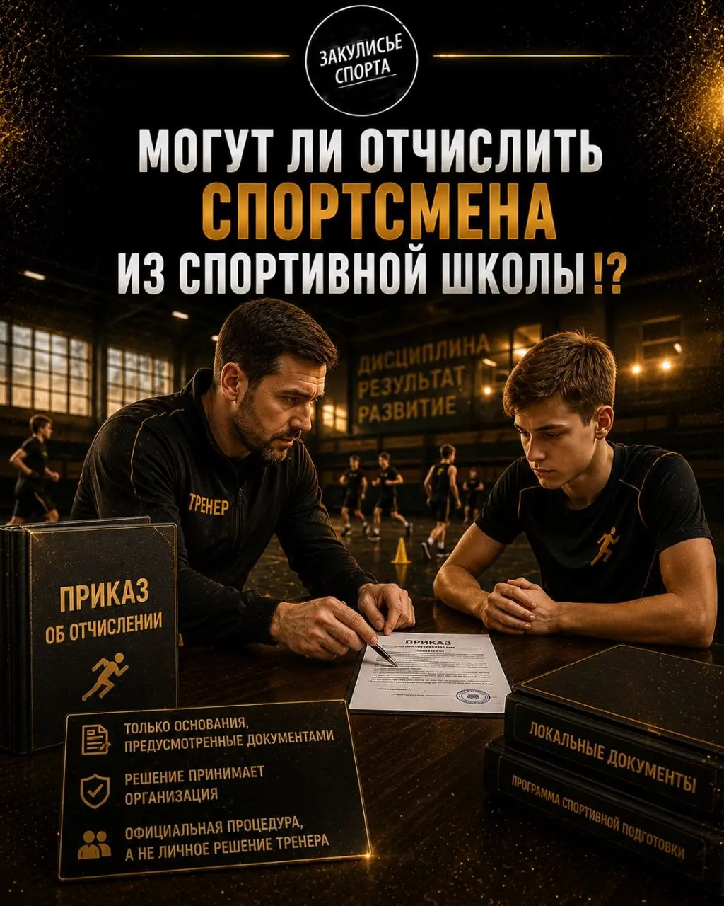 МОГУТ ЛИ ОТЧИСЛИТЬ СПОРТСМЕНА ИЗ СПОРТИВНОЙ ШКОЛЫ⁉️
📘Да, спортсмен может быть отчислен из спортивной школы, но это происходит не по желанию тренера и не потому, что кто-то кому-то не понравился | Сетка — социальная сеть от hh.ru