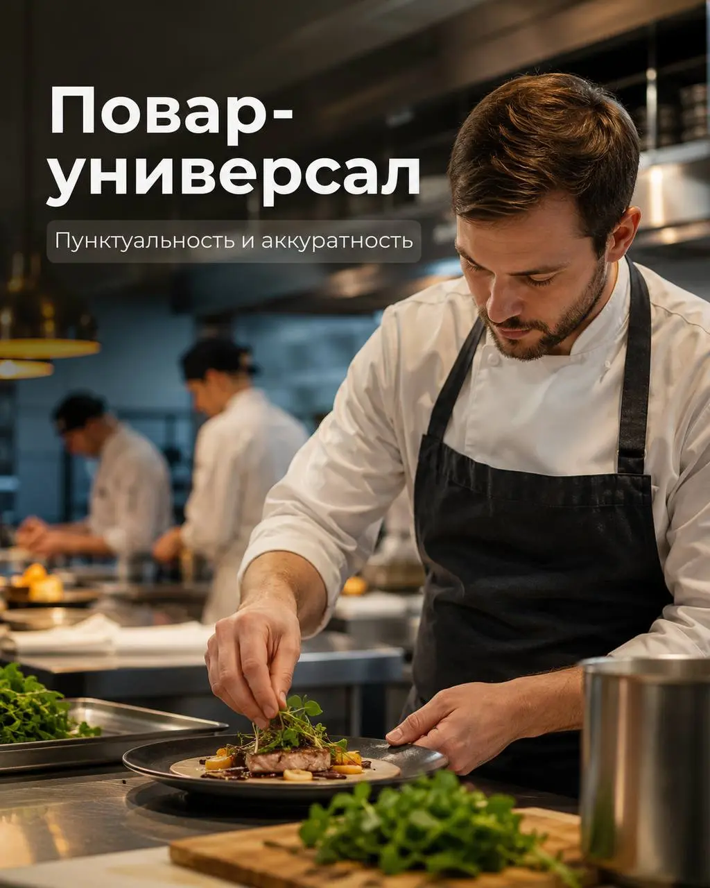 ПОВАР-УНИВЕРСАЛ
От 5 500₽/смена
Beyond
• Москва, Ленинградское шоссе 16А стр4
• Рестораны/Кафе
• +79857266529
Полное описание вакансии размещено в Телеграм и Макс | Сетка — социальная сеть от hh.ru