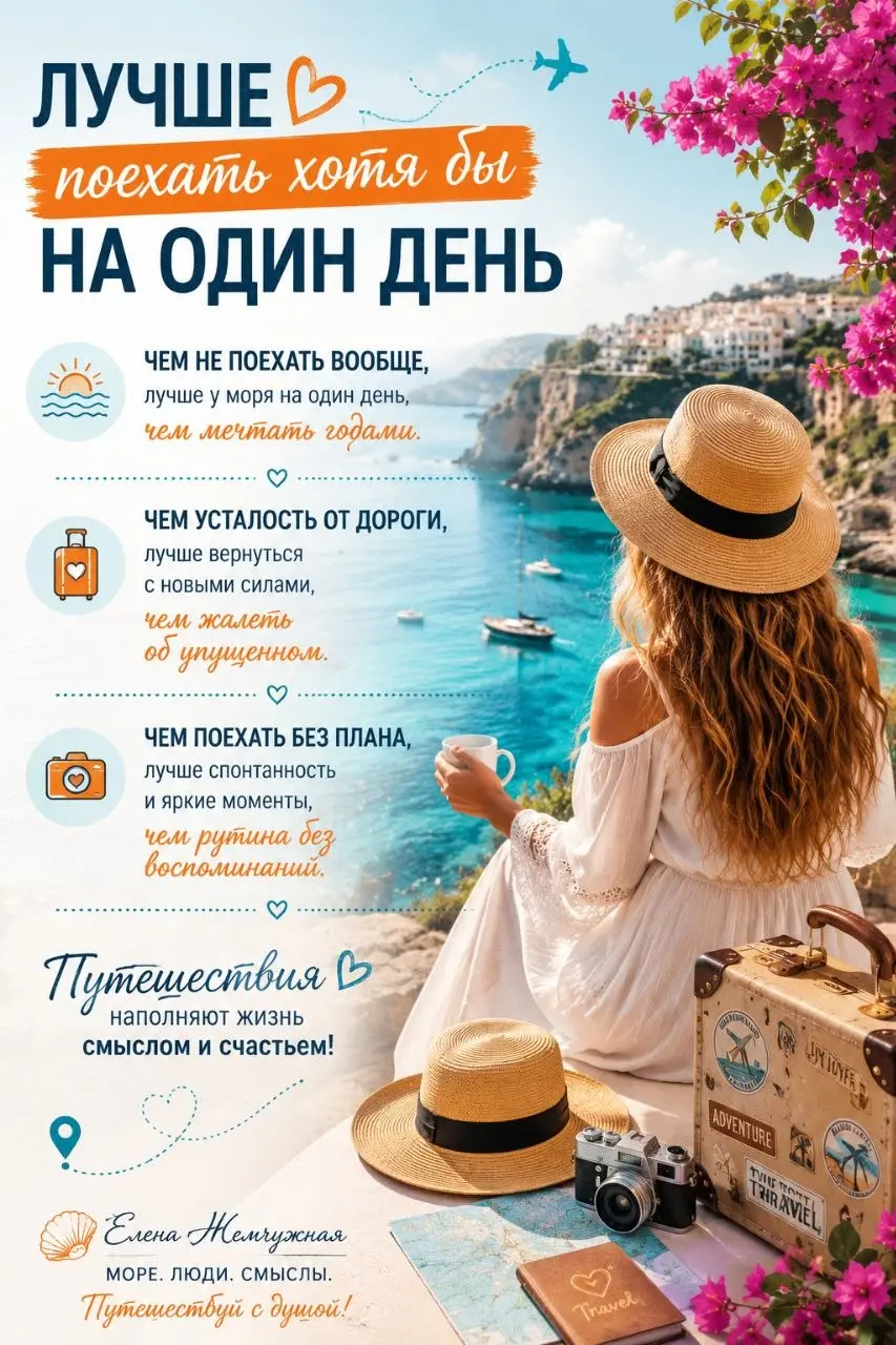 Иногда мы так долго ждём идеального момента для путешествия…
Когда будет больше денег.
Когда появится больше времени.
Когда всё сложится само собой.
Но жизнь почему-то устроена иначе | Сетка — социальная сеть от hh.ru