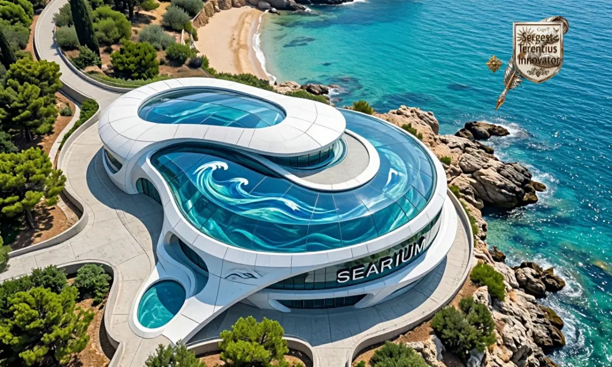 🌊 Футуристический Проект "Searium" — это мореариум на берегу Черного моря, предназначенный для изучения и демонстрации его уникальных обитателей | Сетка — социальная сеть от hh.ru