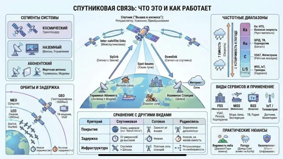 Стандарты спутниковой связи - как общается спутник с Землей | Сетка — социальная сеть от hh.ru