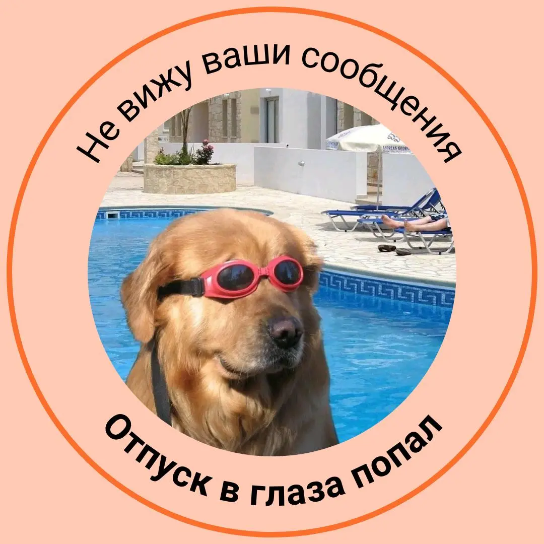 🌴 Самый полезный пост перед отпуском
Сохраняйте и ставьте на аватарку. Пусть коллеги знают, что вы официально недоступны :) | Сетка — социальная сеть от hh.ru