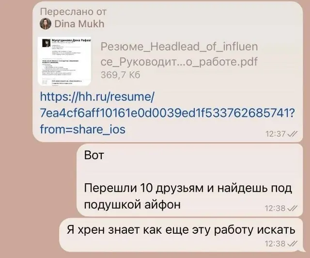 Жми кнопку, если тоже работаешь за еду и идею 🆘 | Сетка — социальная сеть от hh.ru