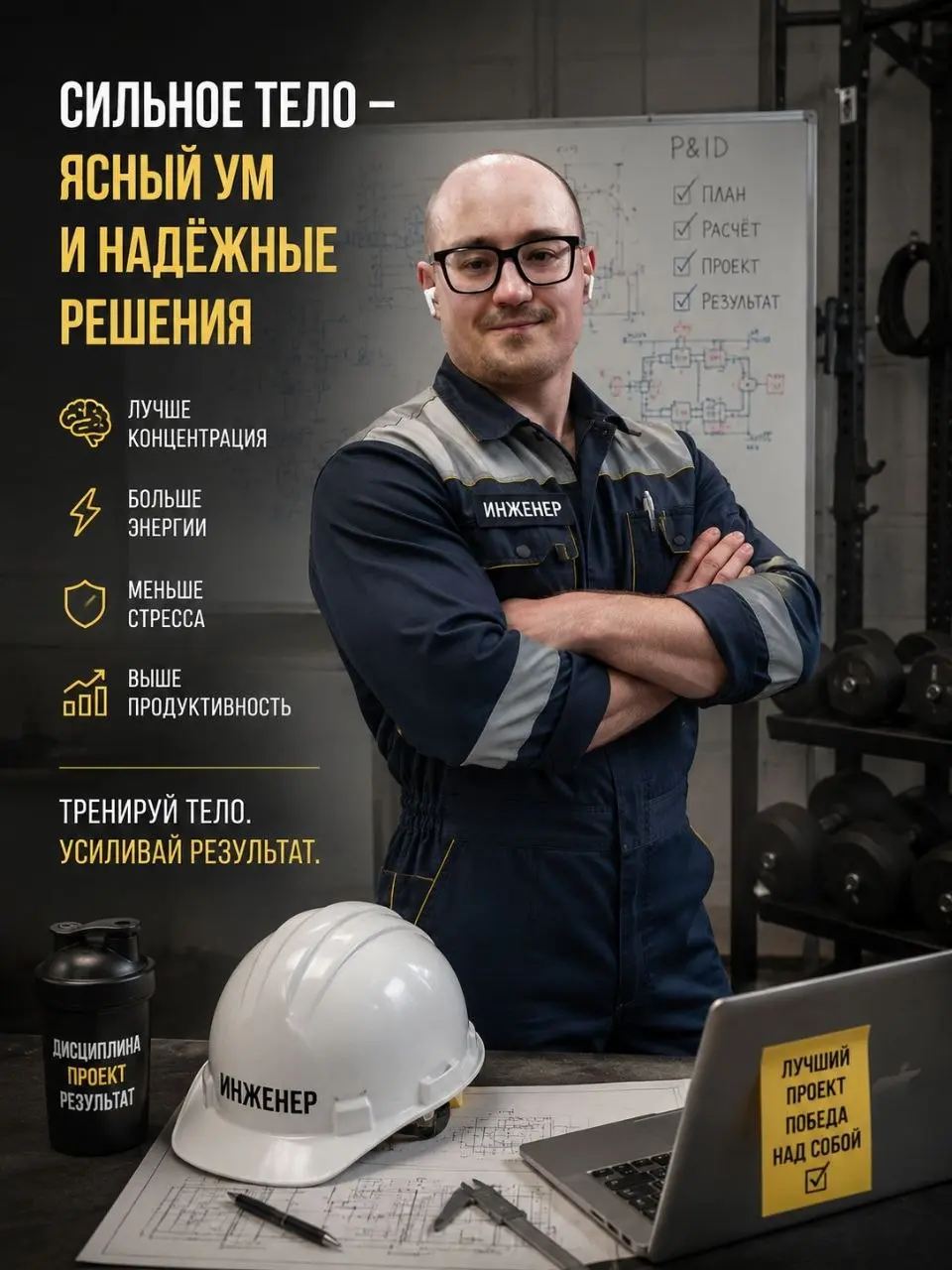 Спорт. Самая недооцененная инвестиция инженера.
Работа инженера — это не только гайки, схемы и контроллеры | Сетка — социальная сеть от hh.ru