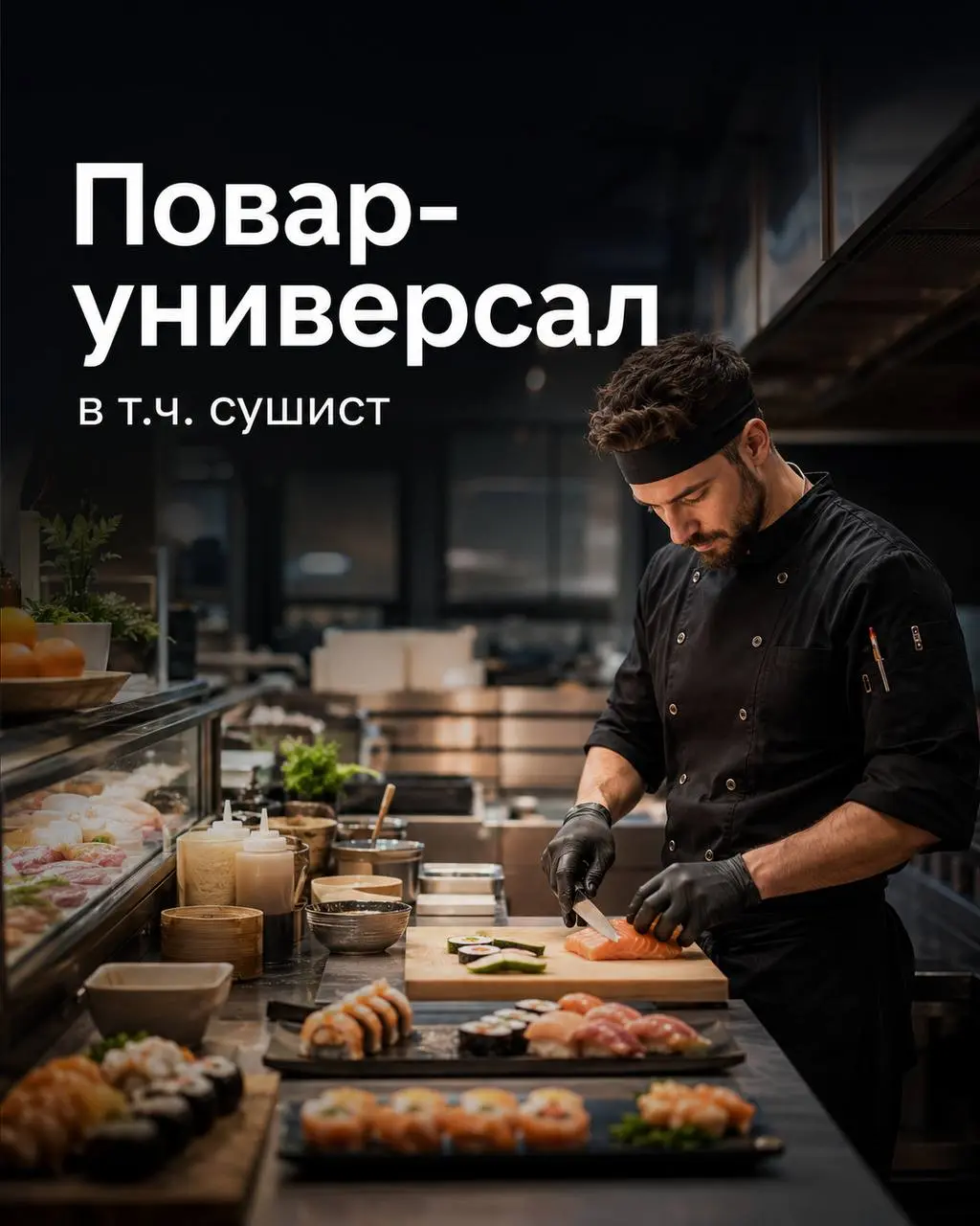 ПОВАР-УНИВЕРСАЛ
От 6 000₽/смена
Everest Eden
• Москва, м. Мичуринский проспект, Мичуринский проспект, 58к1
• Рестораны/Кафе
• +79161411107
Полное описание вакансии размещено в Телеграм и Макс | Сетка — социальная сеть от hh.ru