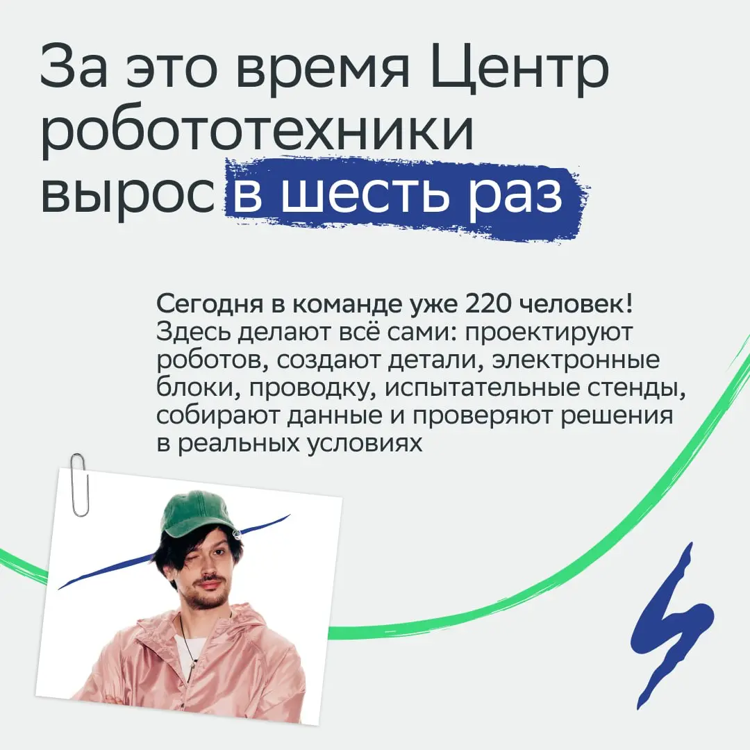 Внимание: роботы вышли за пределы экранов и появились в офисе Сбера!
А всё благодаря нашему Центру робототехники! За три года команда сделала невозможное возможным:
• презентовала первого человекоподо... | Сетка — социальная сеть от hh.ru