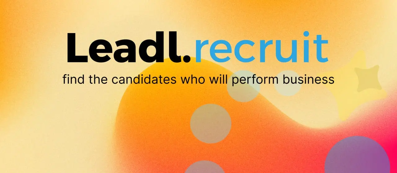 Пора представить recruit.leadl.ai — наш новый проект.
Он освобождает время рекрутёров, которое уходит на поиск, оценку резюме и принятие решений. recruit.leadl | Сетка — социальная сеть от hh.ru