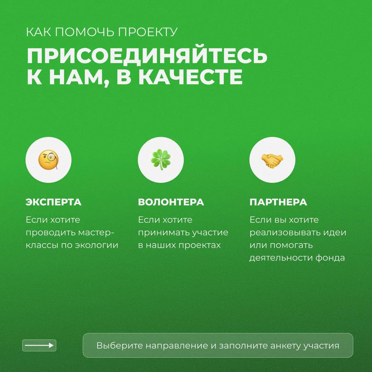 Кто мы? Кого приглашаем в команду? И чем занимаемся? Рассказываем в карточках 🌱
Чтобы присоединиться в нашу команду, заполняйте форму в нашей группе | Сетка — социальная сеть от hh.ru