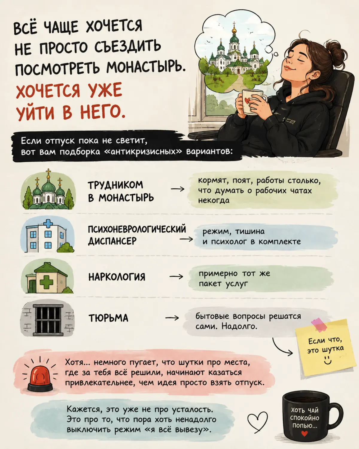 А как вы мечтаете об отдыхе? | Сетка — социальная сеть от hh.ru