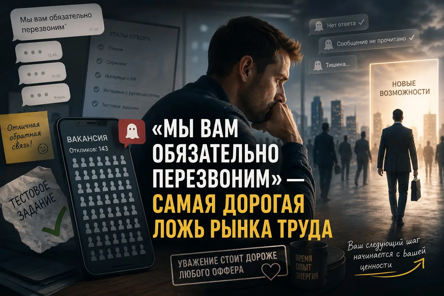 👻 «Мы вам обязательно перезвоним» — самая дорогая ложь рынка | Сетка — социальная сеть от hh.ru