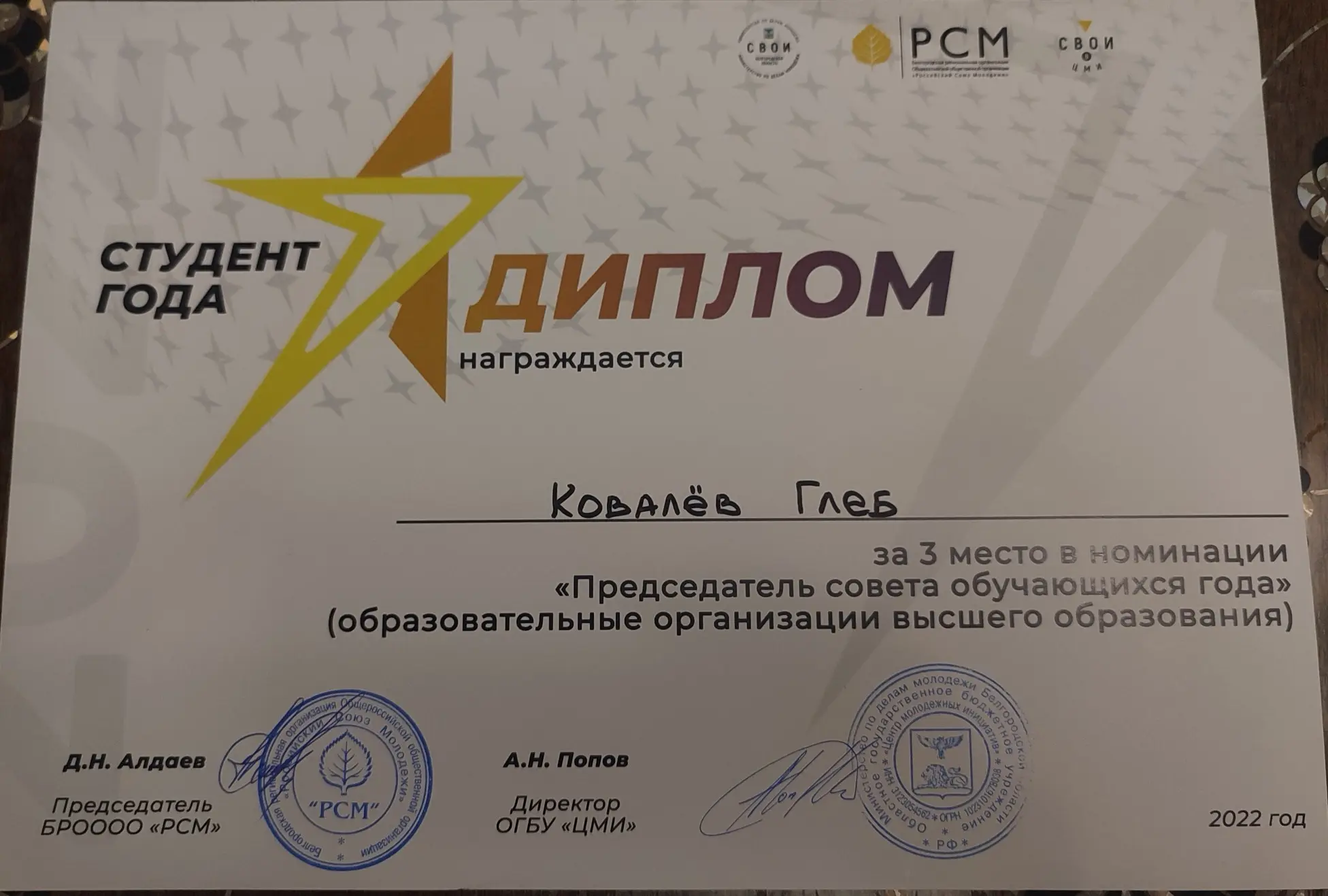 Network member avatar