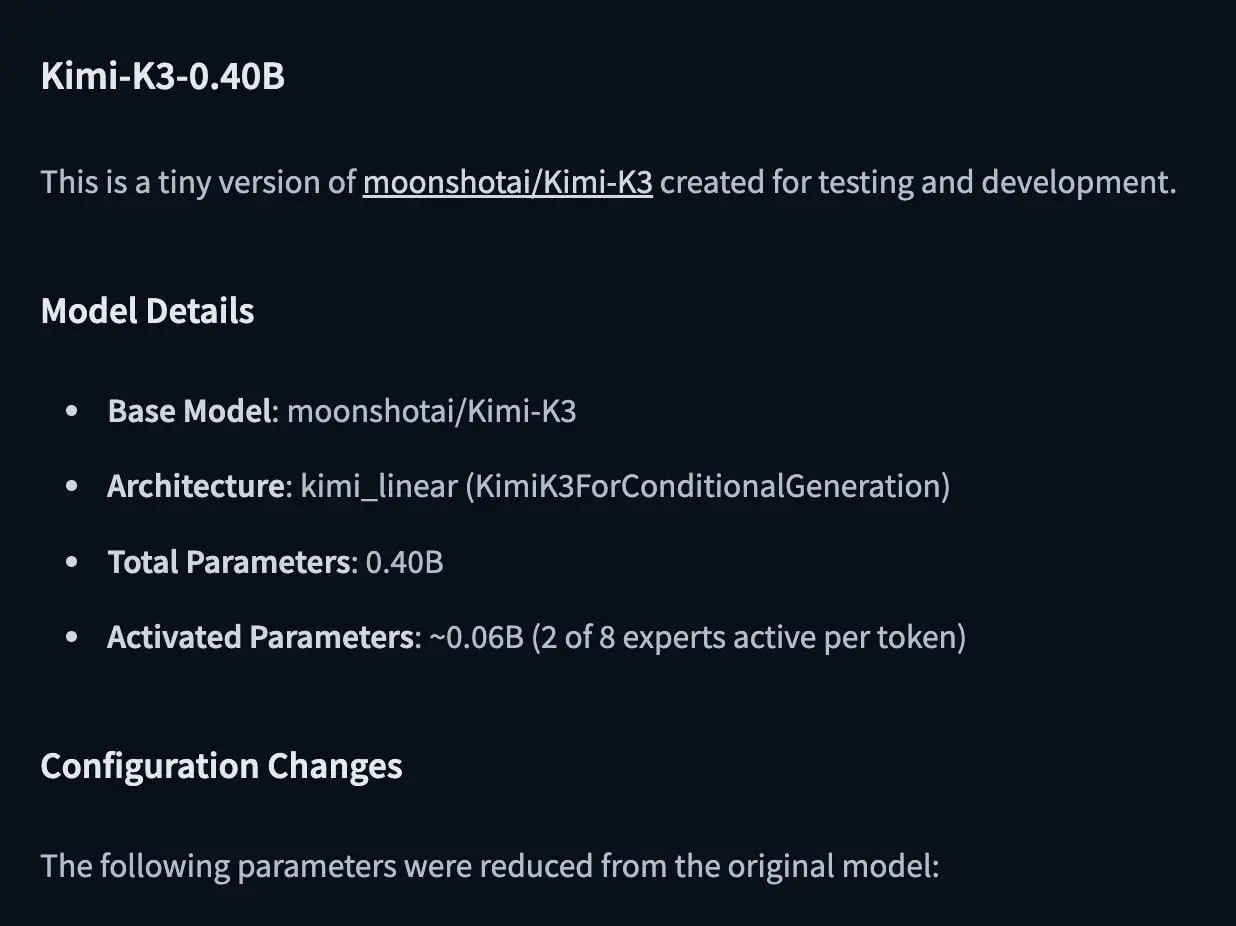 💥ЗАПУСКАЕМ КИТАЙЦА НА ТОСТЕРЕ
Разрабы упаковали Kimi K3 — главного конкурента OpenAI и Anthropic из Китая — в мини-версию на 400 млн параметров, и это просто разрыв шаблона 🧨 | Сетка — социальная сеть от hh.ru