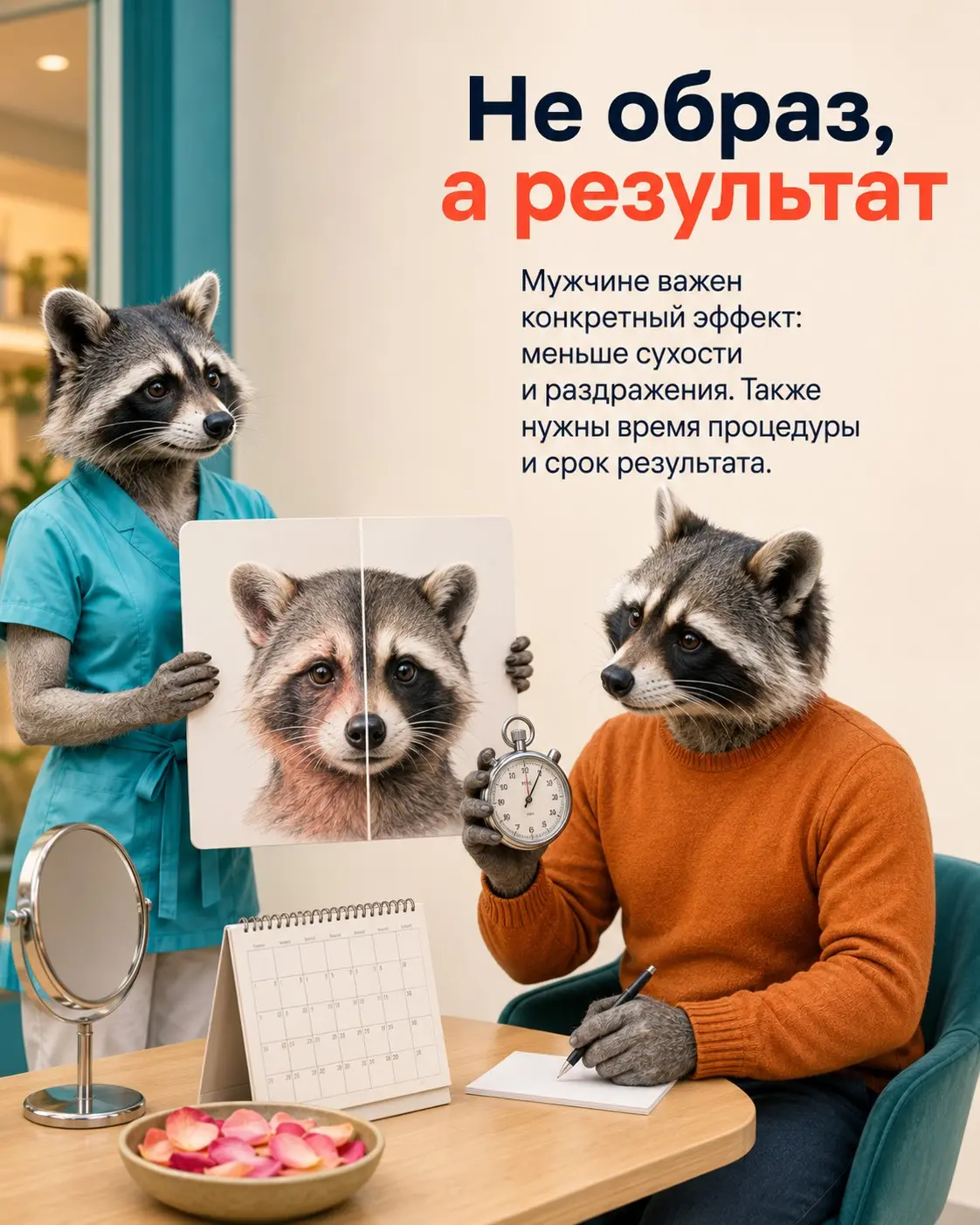 Обычная реклама салона красоты на мужчин не работает | Сетка — социальная сеть от hh.ru