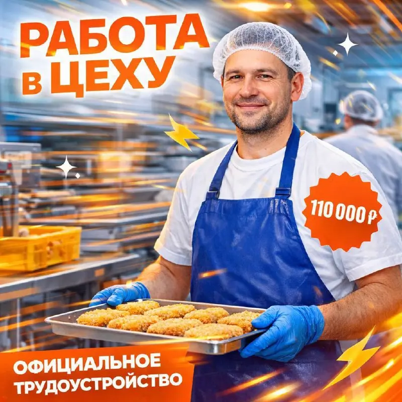 РАБОТНИК ЦЕХА (ДНЕВНЫЕ И НОЧНЫЕ СМЕНЫ НА ПИЩЕВОЕ ПРОИЗВОДСТВО)
От 110 000₽
Прямой работодатель
• Москва, м | Сетка — социальная сеть от hh.ru