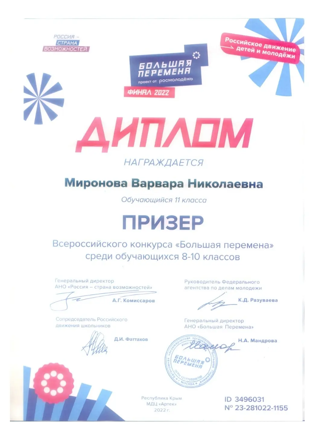 Варвара Чудинова