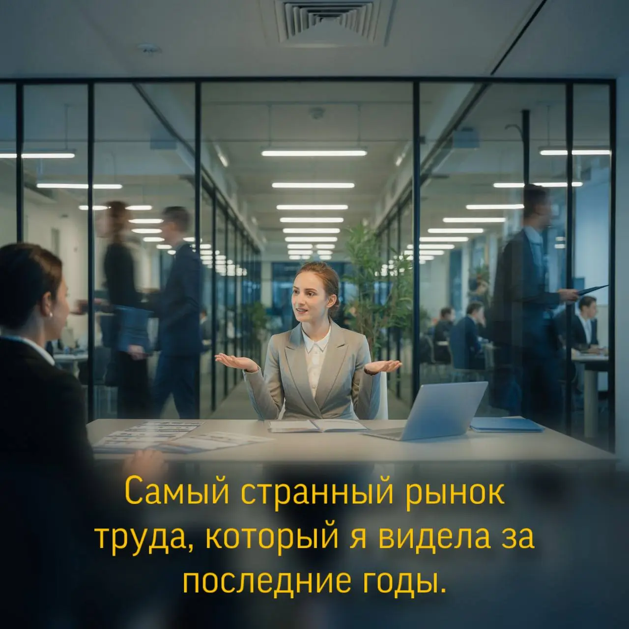 Самый странный рынок труда, который я видела за последние годы.
Кажется, мы одновременно живем в двух реальностях | Сетка — социальная сеть от hh.ru