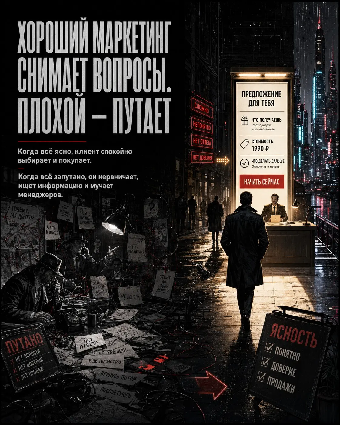 Твой маркетинг помогает клиенту выбрать или запутывает | Сетка — социальная сеть от hh.ru