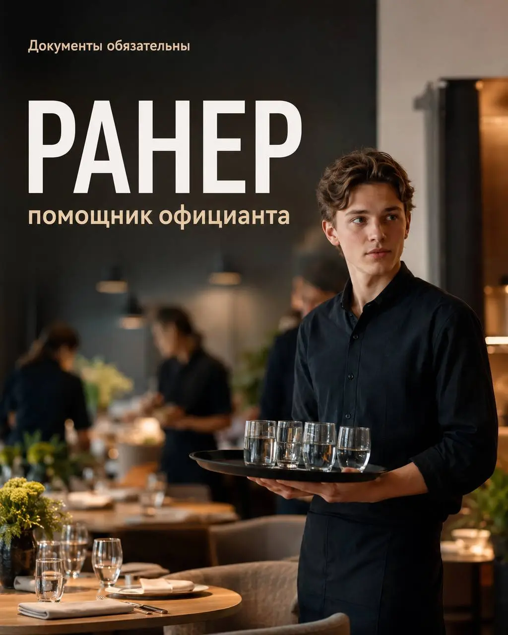 РАНЕР (ПОМОЩНИК ОФИЦИАНТА)
4 500₽/смена - 5 000₽/смена
Прямой работодатель
• Москва, м. ВДНХ
• Рестораны/Кафе
• +79024433251
Полное описание вакансии размещено в Телеграм и Макс | Сетка — социальная сеть от hh.ru