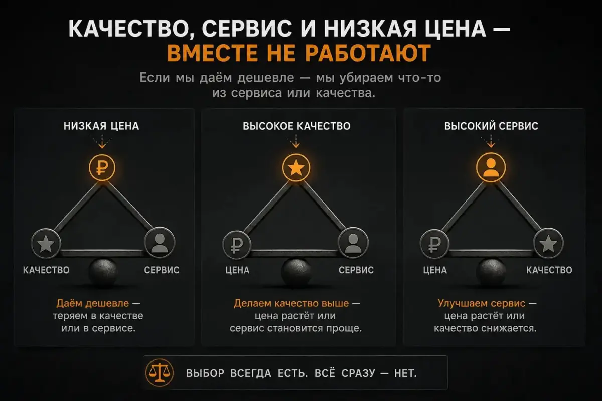 Качество, сервис и низкая цена. | Сетка — социальная сеть от hh.ru