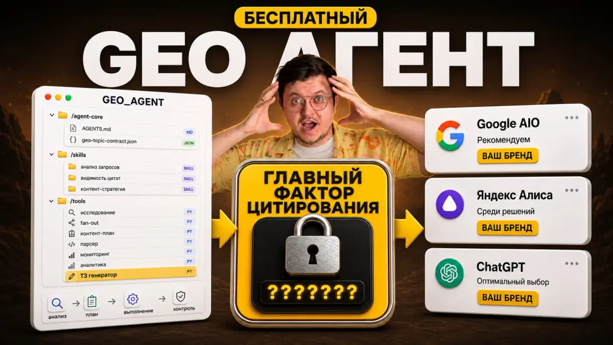 Большое видео по GEO- и AEO-продвижению без воздуханства | Сетка — социальная сеть от hh.ru