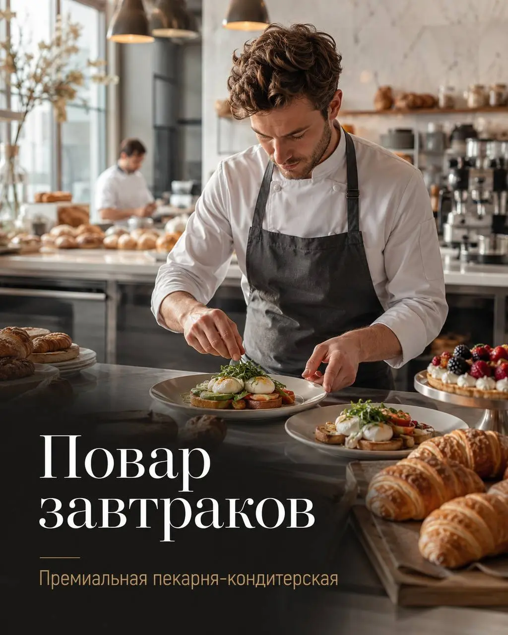 ПОВАР ЗАВТРАКОВ
От 5 500₽/смена
Пекарня-кондитерская премиального формата
• Москва, м. Улица Академика Янгеля
• Рестораны/Кафе
• +79188456826
Полное описание вакансии размещено в Телеграм и Макс | Сетка — социальная сеть от hh.ru