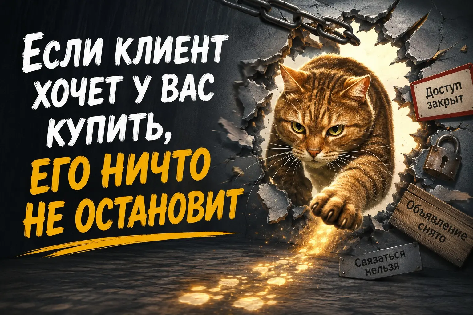 Если клиент хочет у вас купить, его ничто не остановит | Сетка — социальная сеть от hh.ru