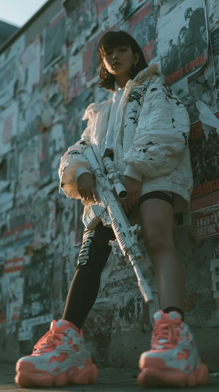 Tactical Drip: когда стиль убивает ⚡️👟
Массивные кроссы, объемные куртки, граффити-стены и футуристичный арсенал. Настоящая эстетика опасных улиц будущего | Сетка — социальная сеть от hh.ru