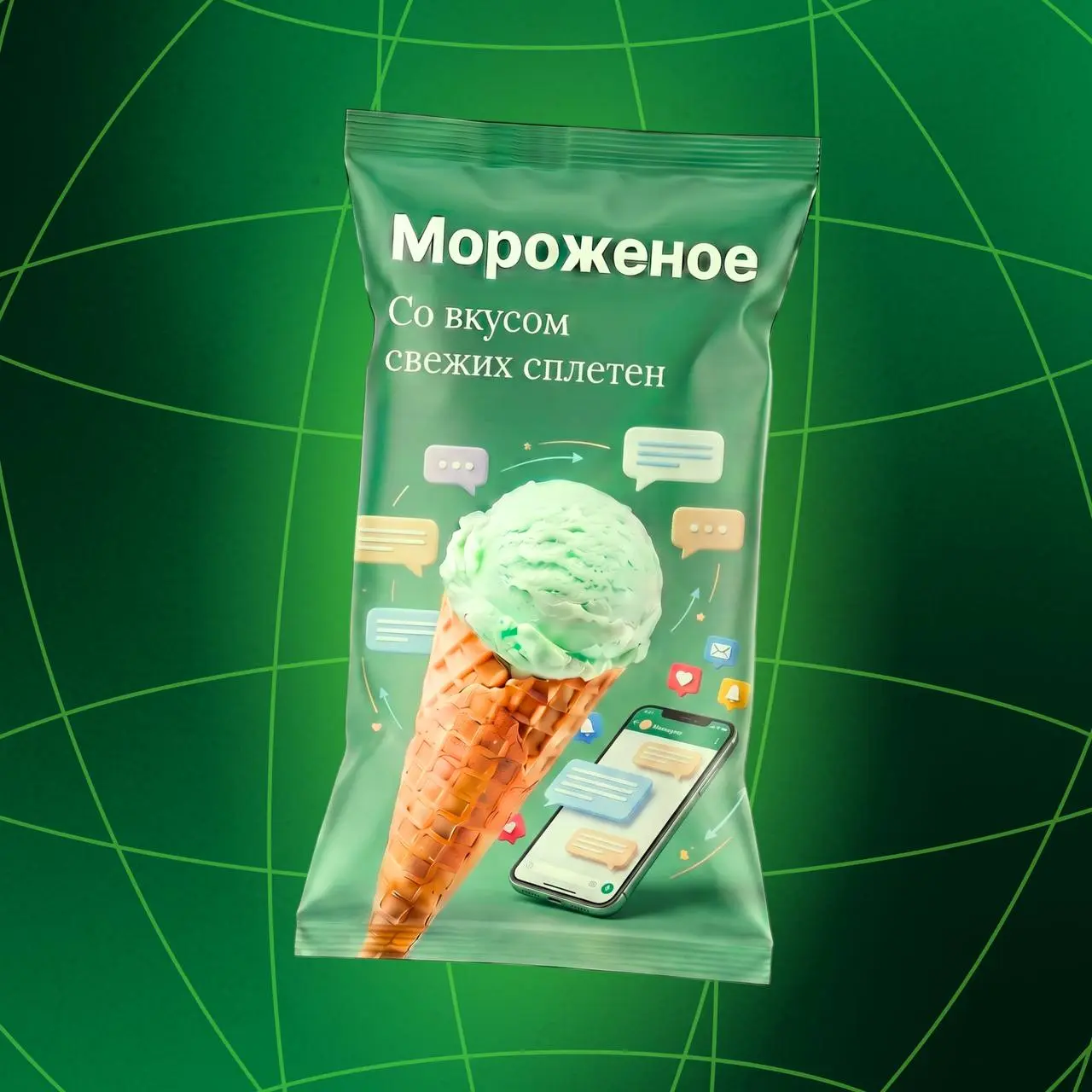 Жарко сегодня, правда? 🍦☀️
Предлагаем немного охладиться и выбрать мороженое по вкусу. Только вкусы у нас сегодня необычные ✨
Какой выбрали бы именно вы? 🍨 ⬇️
#skynet\интерактив | Сетка — социальная сеть от hh.ru