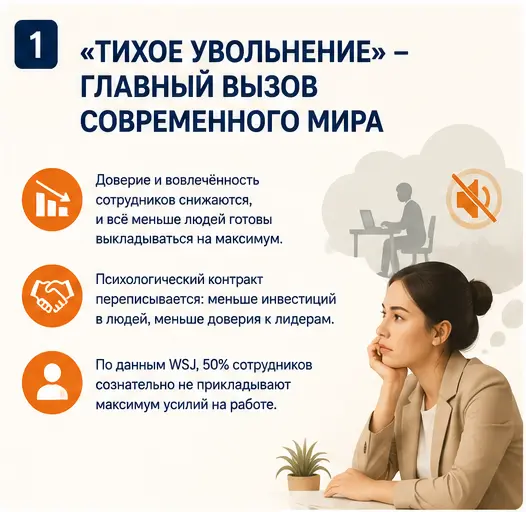 «Тихое увольнение»: почему об этом говорят все? (1) | Сетка — социальная сеть от hh.ru