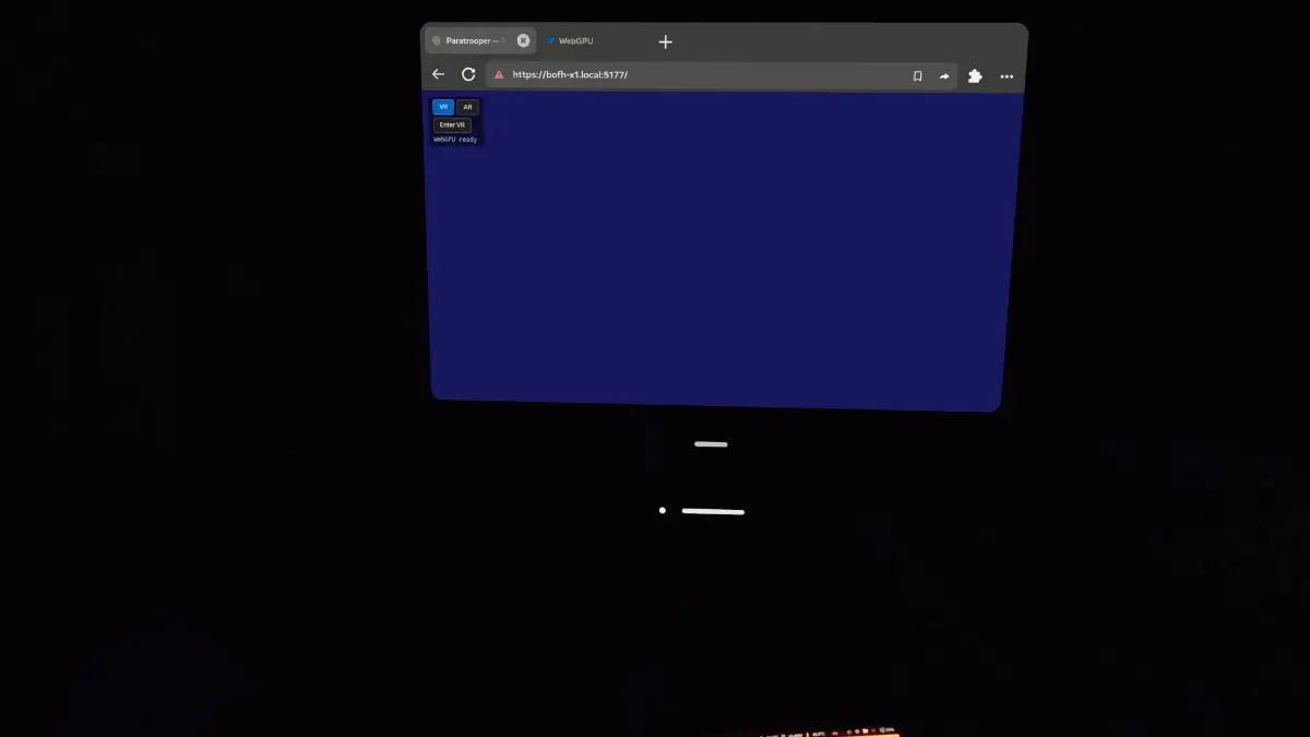WebGPU + WebXR в Oculus Quest 3 | Сетка — социальная сеть от hh.ru