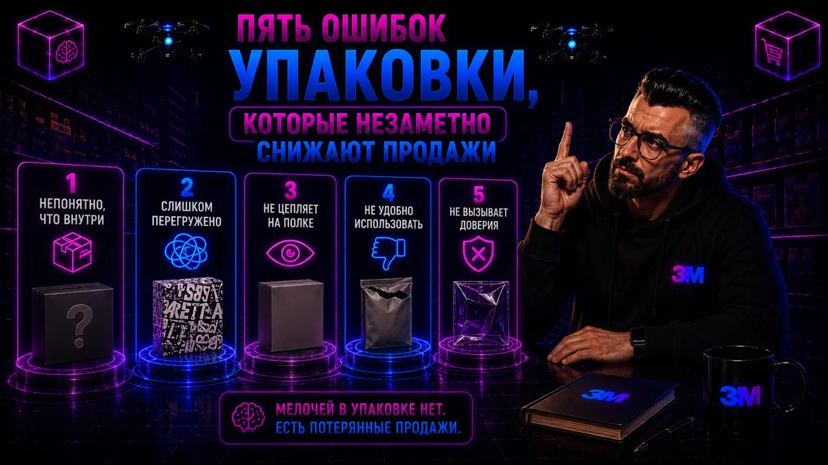 Пять ошибок упаковки, которые незаметно снижают продажи | Сетка — социальная сеть от hh.ru