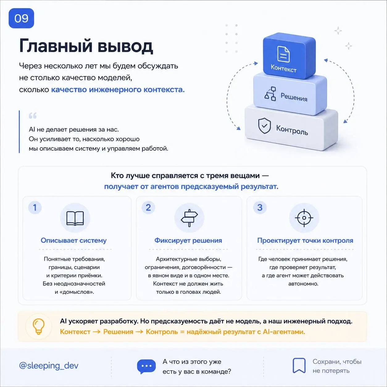 Три идеи из Habr, которые кажутся недооценёнными
За последние месяцы на Habr вышло несколько сильных материалов про AI в разработке | Сетка — социальная сеть от hh.ru