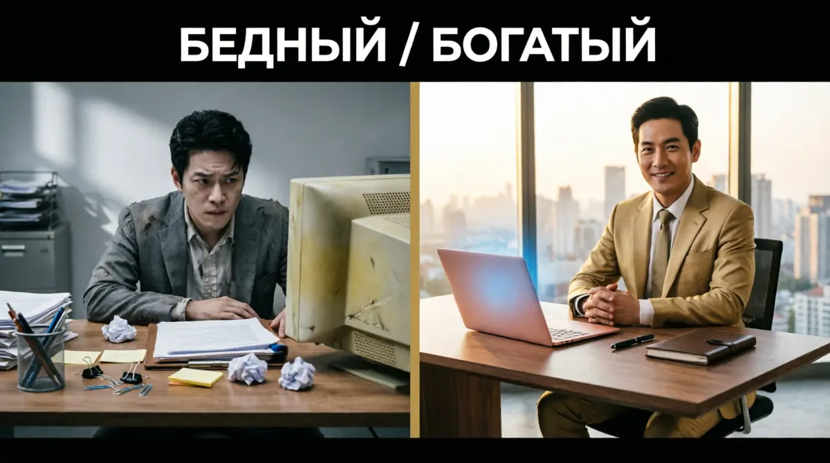 Богатый/бедный руководитель | Сетка — социальная сеть от hh.ru