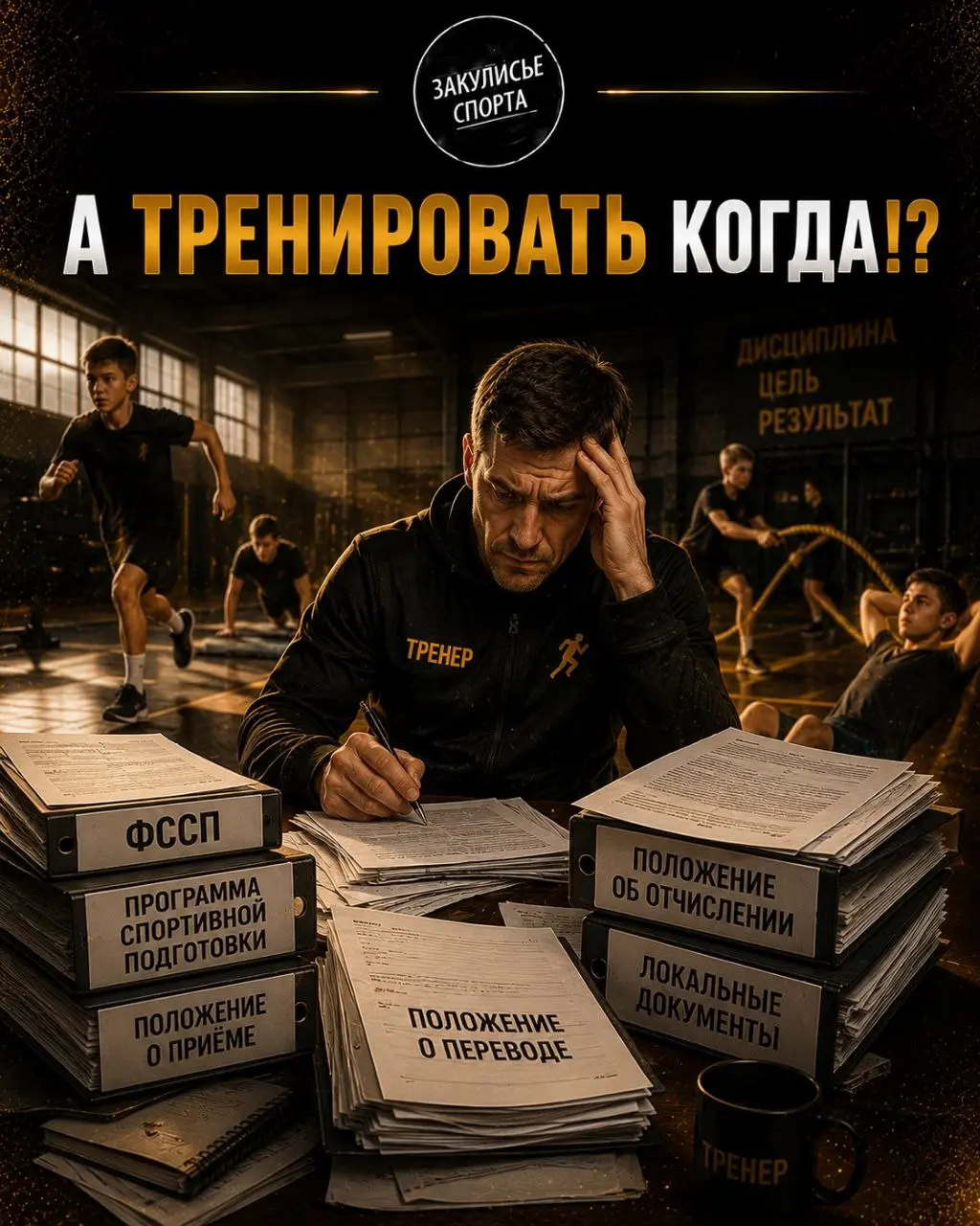 А ТРЕНИРОВАТЬ КОГДА⁉️
👨‍🏫Тренер пришёл на работу.
Планировал:
🏃провести тренировку | Сетка — социальная сеть от hh.ru