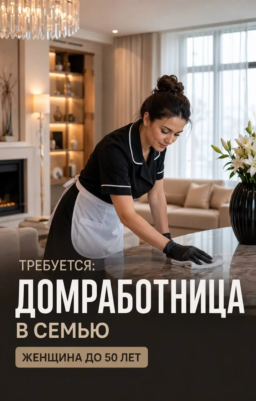 ДОМРАБОТНИЦА
100 000₽ - 150 000₽
Прямой работодатель
• Москва, м. Ольховая, поселок Летово-2
• Клининг и бытовые услуги
• +79958820509
Полное описание вакансии размещено в Телеграм и Макс | Сетка — социальная сеть от hh.ru