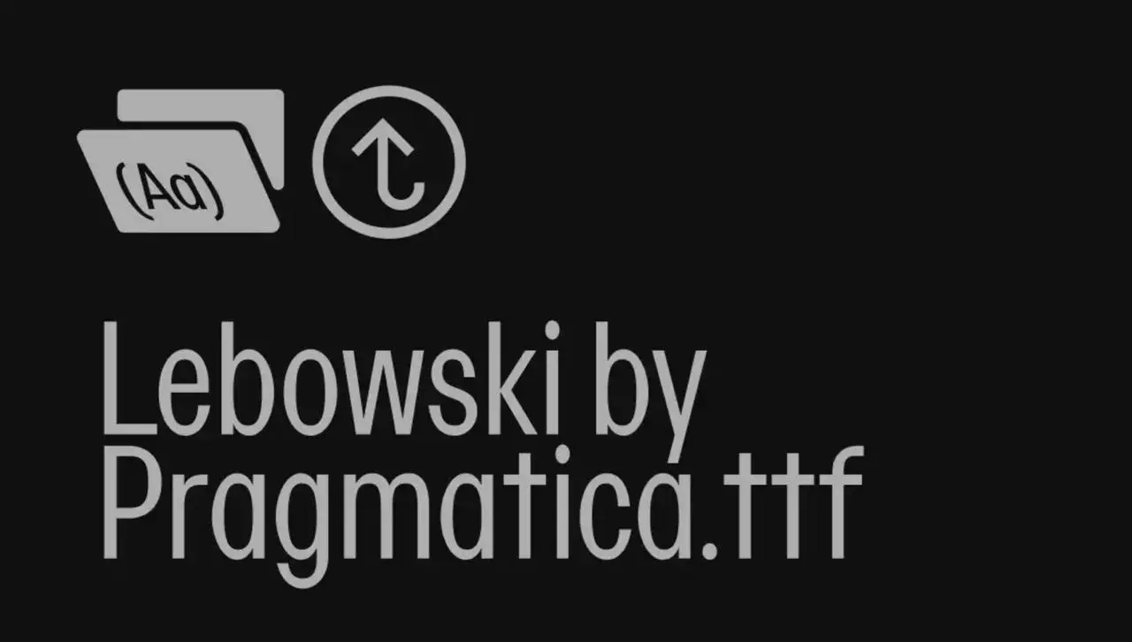 Lebowski. Универсальный неконтрастный шрифт для цифровой среды. Хороший баланс между характером, компактностью и читабельностью | Сетка — социальная сеть от hh.ru