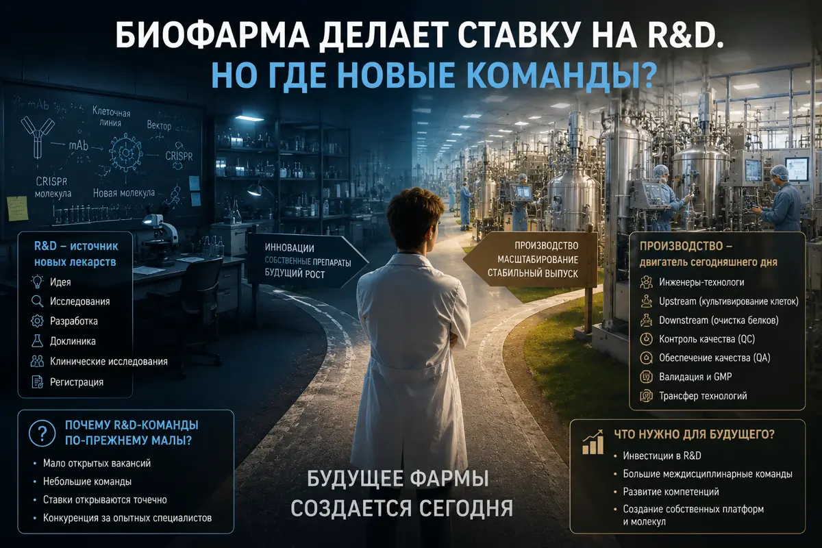 От дженериков к инновациям: почему R&D растет медленно? | Сетка — социальная сеть от hh.ru
