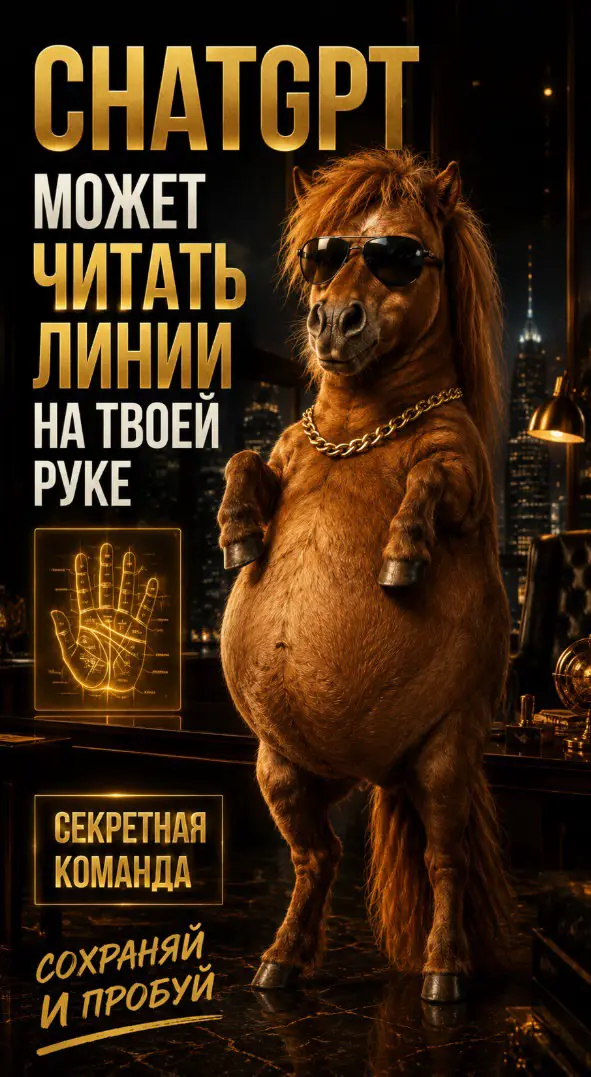 ChatGPT теперь используют даже как цифрового хироманта. | Сетка — социальная сеть от hh.ru