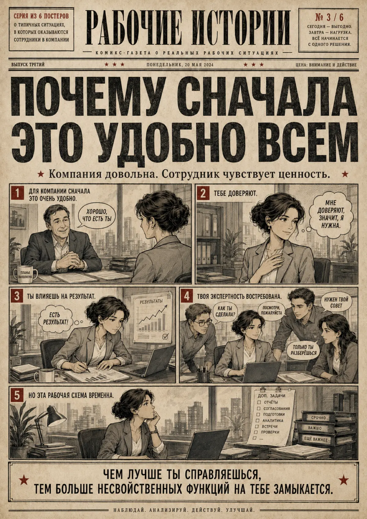 Сотрудник, на котором все держится: как обернуть в пользу | Сетка — социальная сеть от hh.ru