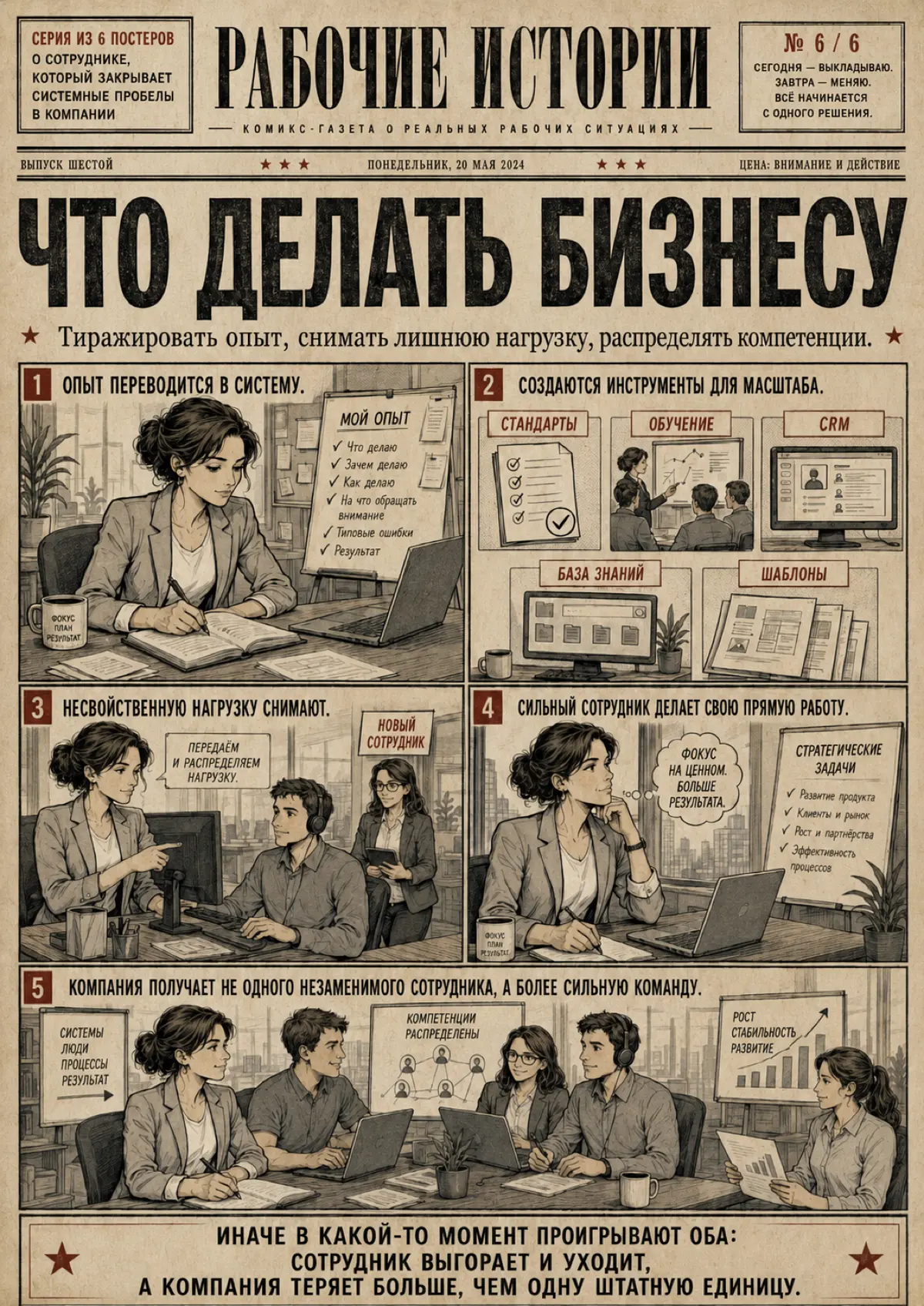 Сотрудник, на котором все держится: как обернуть в пользу | Сетка — социальная сеть от hh.ru