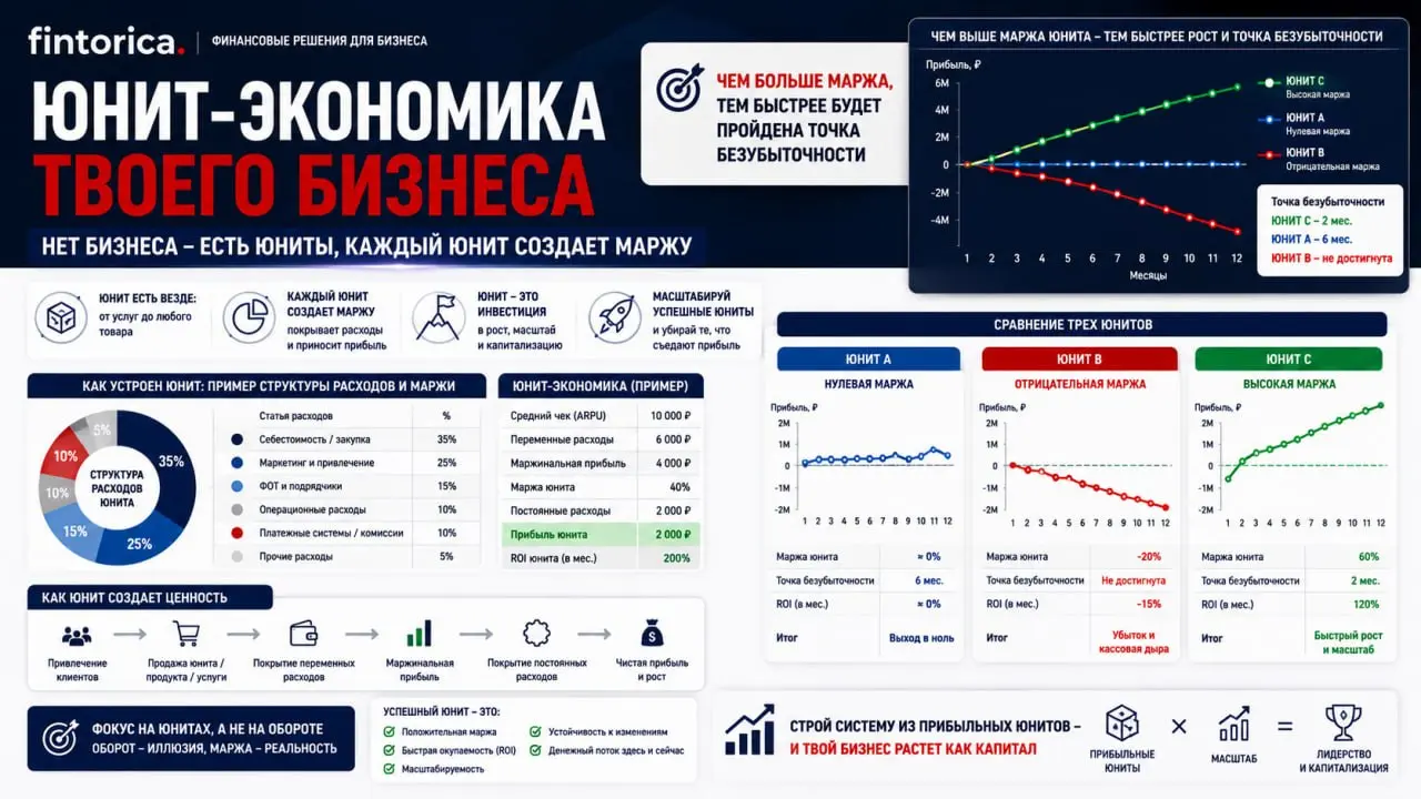 🧩 Юнит-экономика: как превратить бизнес в портфель микробизнесов и ускорить выход на прибыль
«У нас растёт выручка» — говорите вы | Сетка — социальная сеть от hh.ru