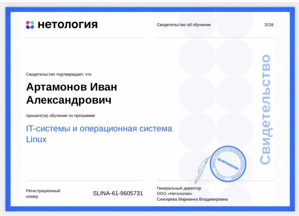 Network member avatar