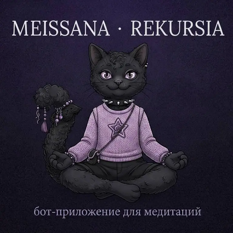 Сделала штуку, которой давно хотелось поделиться. MEISSANA · REKURSIA — маленькое приложение с медитациями, которое теперь живёт прямо в Telegram-боте | Сетка — социальная сеть от hh.ru